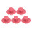 5Pcs Silicone Scalp Massager & Shampoo Brush 5
