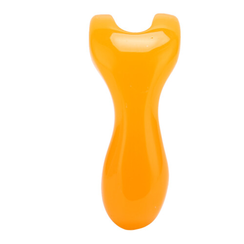 Resin Y-Shape Nose Scraping Tool Face Leg Massage Board Orange