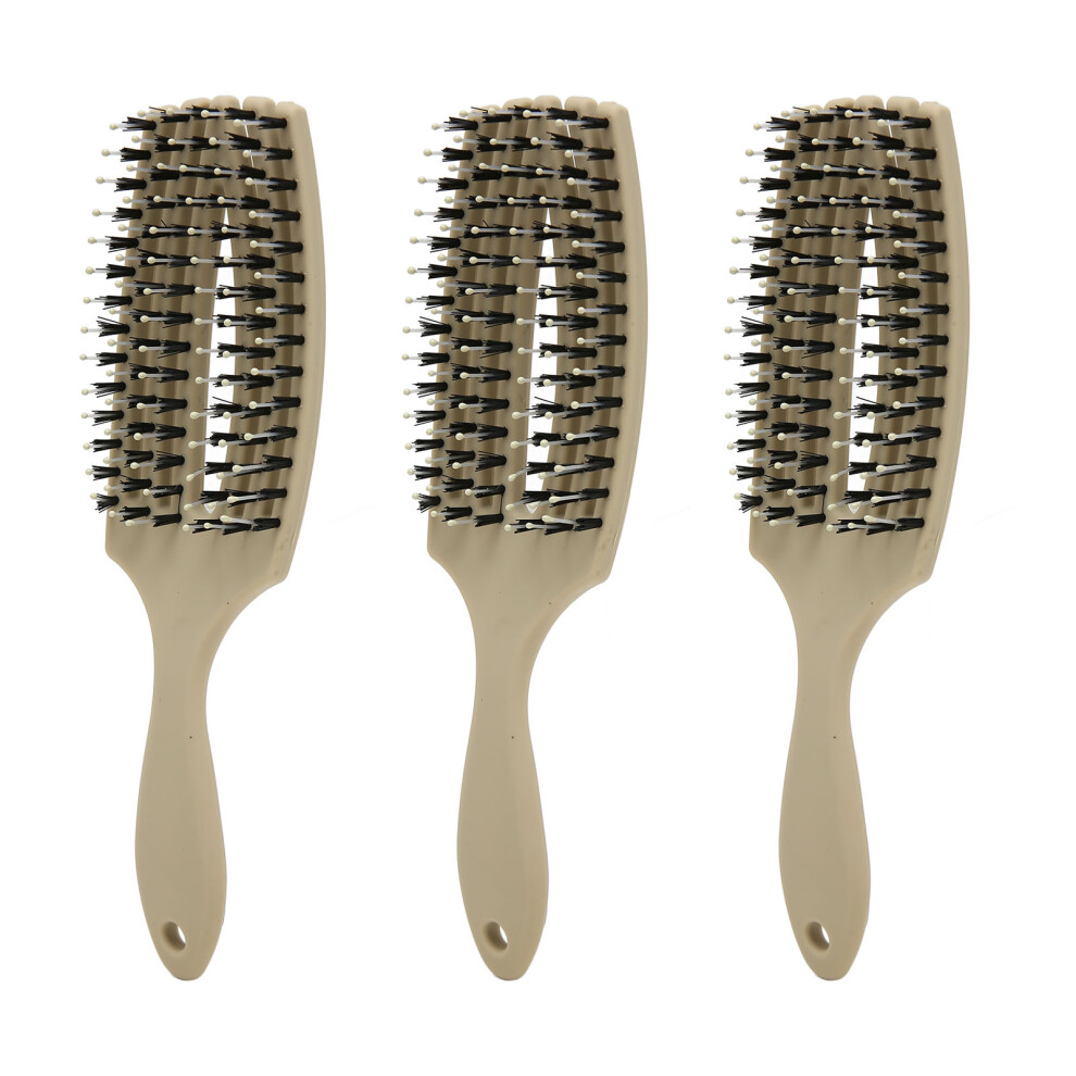 3PCs Hair Brush Comb Massage Scalp Relief Hairdressing Set