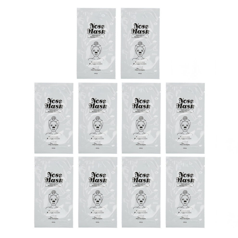 10pcs Nose Strips Pores Cleansing Oil Control Blackhead Remover