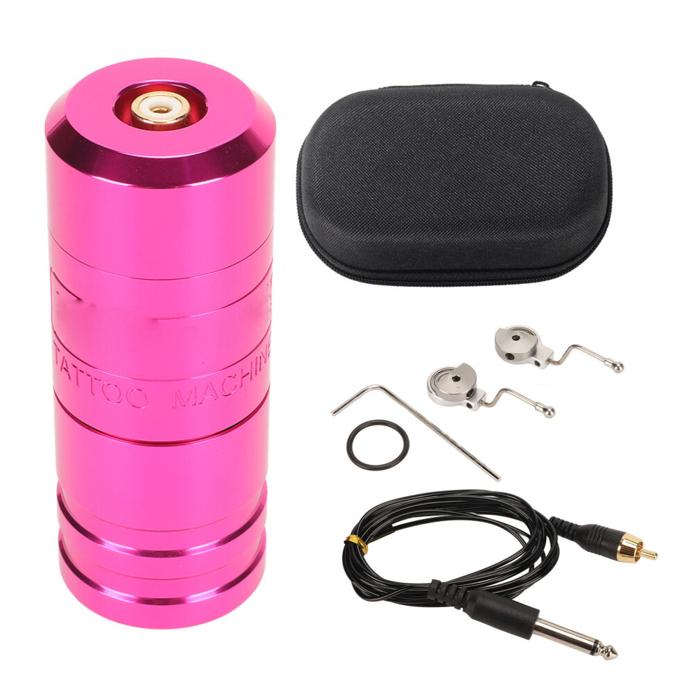 Pink Rotary Tattoo Pen Rca Needle Stroke Short Machine
