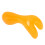 Resin Y-Shape Nose Scraping Tool Face Leg Massage Board Orange 4