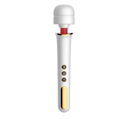 Rechargeable Vibrating Stick Masturbation Device Pearl White 2