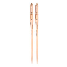 2pcs Cross Head Microblading Pen Rose Gold Aluminum Alloy