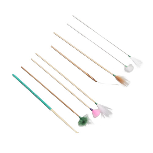 7pcs Bamboo Ear Clean Feather Kit Wax Removal 1