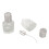 2 Stk. dickes Glas Parfüm-Sprayflasche 30ml Gittermuster transparent 2