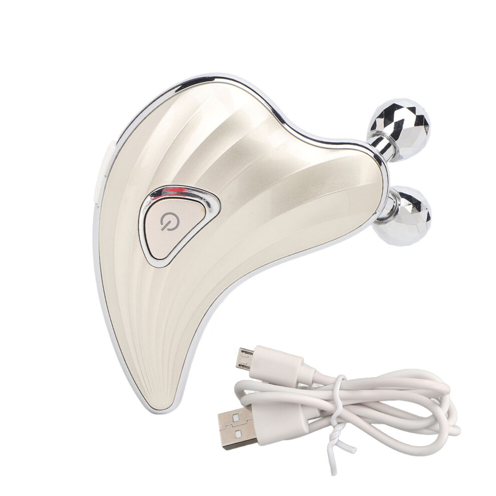 Microcurrent Face Massager Roller Rechargeable Heated Y Shape