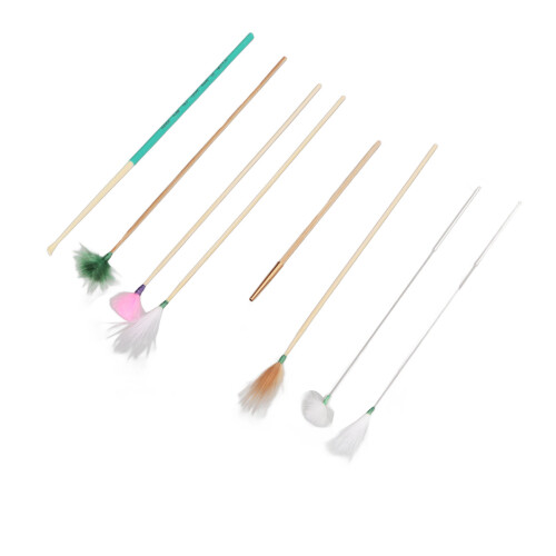 7pcs Bamboo Ear Clean Feather Kit Wax Removal 2