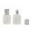 2 Stk. dickes Glas Parfüm-Sprayflasche 30ml Gittermuster transparent 5