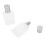 2 Stk. dickes Glas Parfüm-Sprayflasche 50ml matt transparent 3