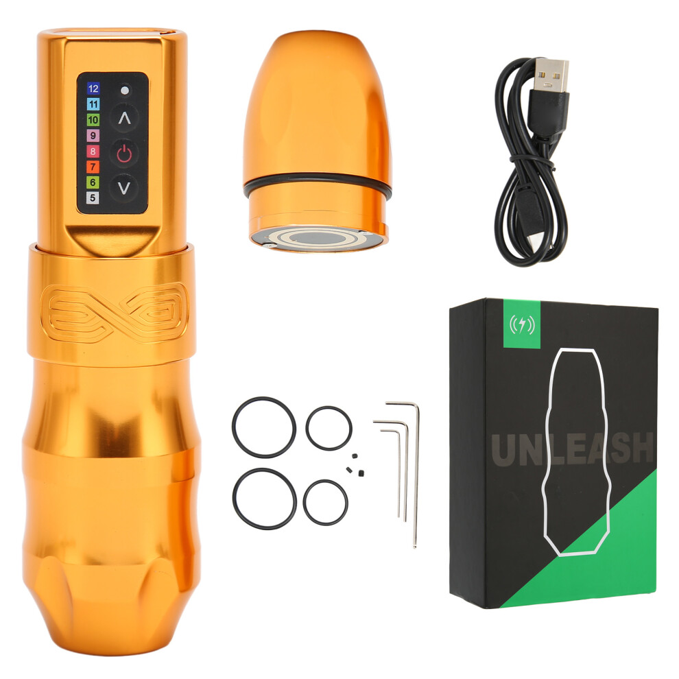 2 in 1 Wireless Tattoo Machine Pen 2400mAh Battery Aluminum Alloy