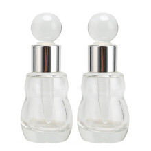 2x Glasparfümflasche 8ml Nachfüllbar mit Tropfstab