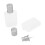 2 Stk. dickes Glas Parfüm-Sprayflasche 50ml matt transparent 2