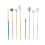 7pcs Bamboo Ear Clean Feather Kit Wax Removal 5
