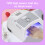 72W Akku-Nagellampe UV-LED-Trockner mit 3 Timer & Smart Sensor 4