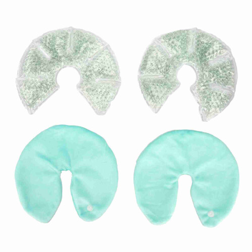 Reusable Breast Gel Pads Hot/Cold Green