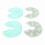 Reusable Breast Gel Pads Hot/Cold Green 3