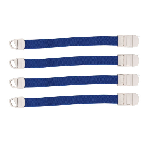 4x Verstelbare Elastische Medische Bloedband Blauw 2