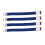 4x Verstelbare Elastische Medische Bloedband Blauw 2
