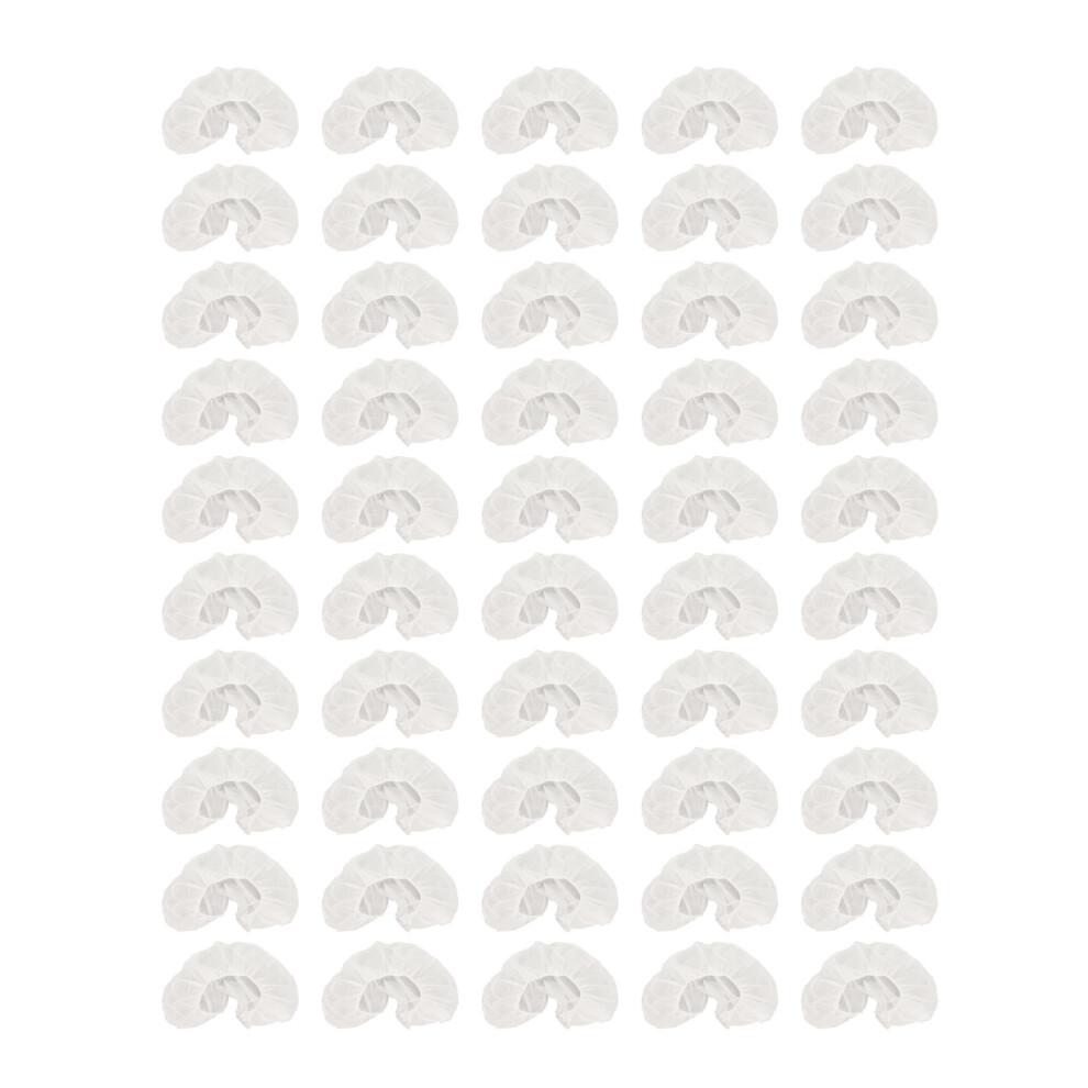 50pcs Disposable U Shaped Headrest Covers for Beauty Salon