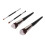 4x Angled Eyeliner Brushes, Strong Grip, Portable 4