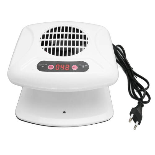 (EU Plug 220V) Einhand-Nagel-Trockner Warm/Kalt Sensor 220V Weiß