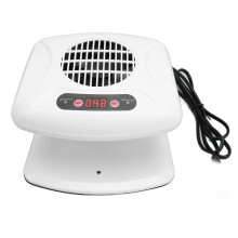 (UK Plug 220V) Einhand-Nagel-Trockner Warm/Kalt Sensor 220V Weiß