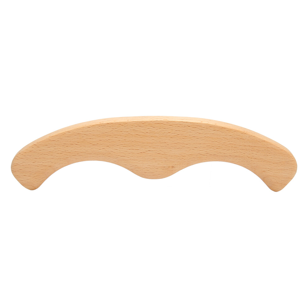 Wood Gua Sha Massage Tool M Shape Lymphatic Drainage Scraping Board