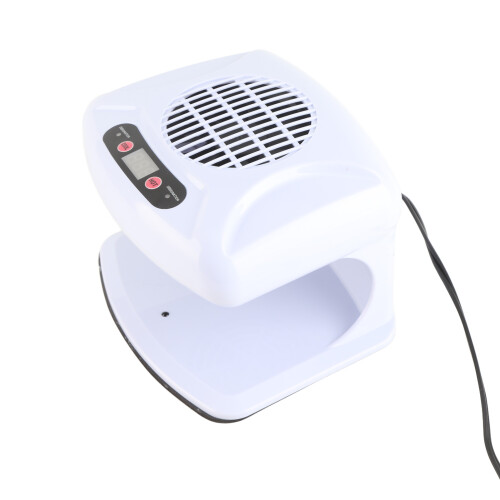 (US Plug 110V) Einhand-Nagel-Trockner Warm/Kalt Sensor 220V Weiß 2