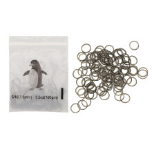(Black) 500x Zahnspangen-Gummibänder 7,9mm gemischt