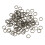 (Black) 500 stuks orthodontische elastieken, 6.35mm, gemengd 5