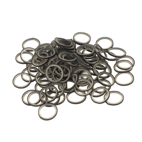 (Black) 500x Zahnspangen-Gummibänder 7,9mm gemischt 1