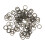 (Black) 500 stuks orthodontische elastieken, 6.35mm, gemengd 3