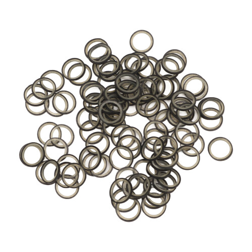 (Black) 500 stuks orthodontische elastieken, 6.35mm, gemengd 2