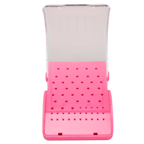 (Pink) Autocla. Dental Bur Case Organizer 60-Hole (Blue) 2