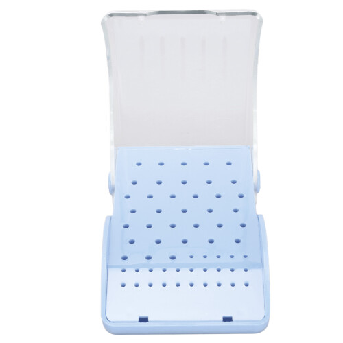 (Blue) Autocla. Dental Bur Case Organizer 60-Hole (Blue) 2