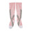(Pink) Compression Socks Elastic Breathable Running Soccer Pink 1