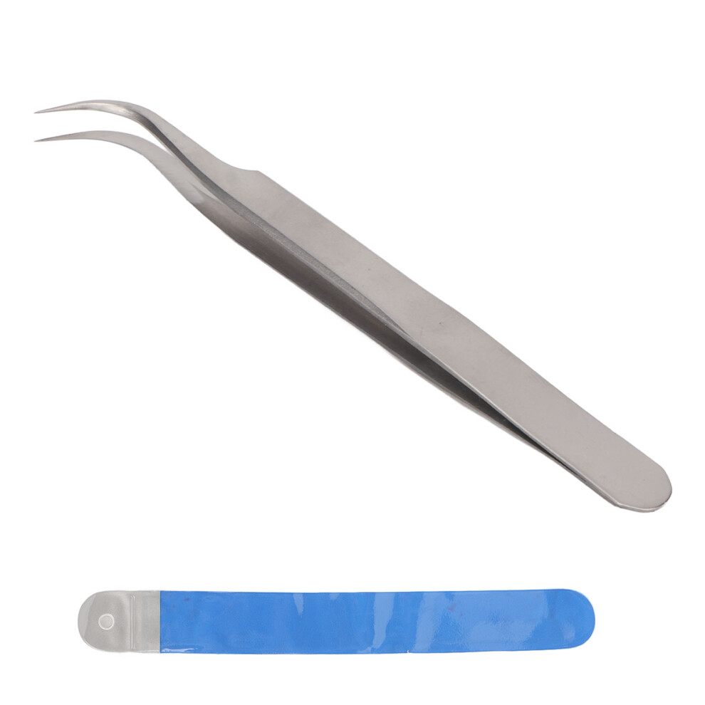 Silver (Butterfly) Eyelash Tweezers Stainless Steel Sandblasted Princess