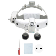 (EU Plug) Dental LED Stirnlampe 3.5X 320-420mm 100-240V
