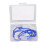 (Double Ear) Hearing Protector Lanyard Blue Transparent Double Ear Clip 1