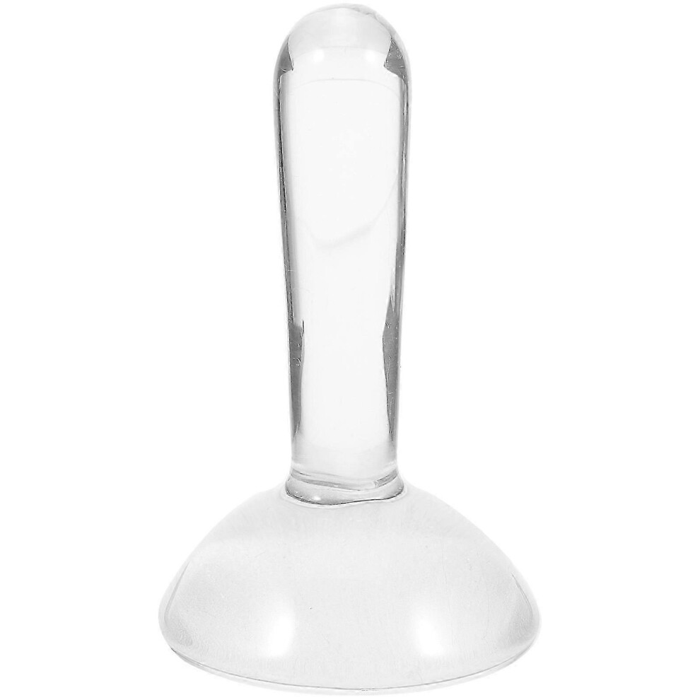Kikidex (As Show, One Size) Glass Muller Pigment Grinding Pestle Oil Painting Watercolor Grinding Pestle