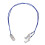 (Double Ear) Hearing Protector Lanyard Blue Transparent Double Ear Clip 5