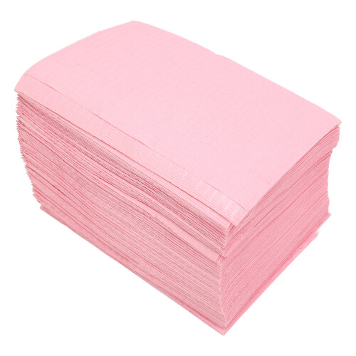 125 Stk. Einweg-Zahnbib wasserdicht pink 2