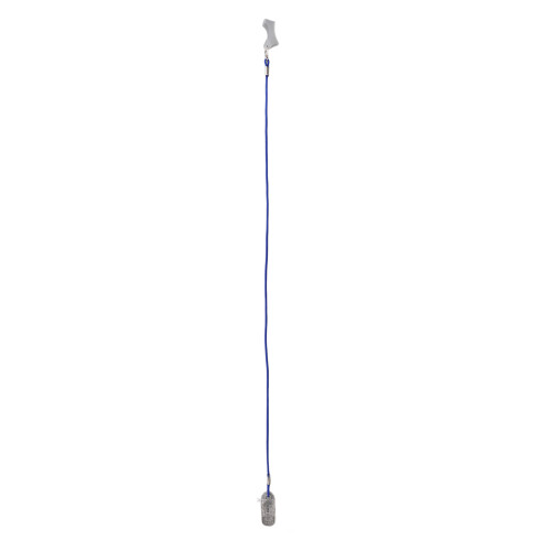 (Single Ear) Hearing Protector Lanyard Blue Transparent Double Ear Clip 1