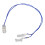 (Double Ear) Hearing Protector Lanyard Blue Transparent Double Ear Clip 3