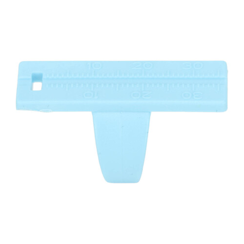 (Light Blue) Finger Endo Measuring Ring Ruler Blue