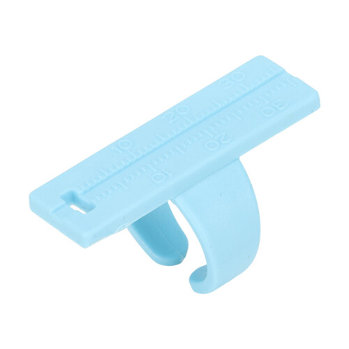 (Light Blue) Finger Endo Measuring Ring Ruler Blue 1