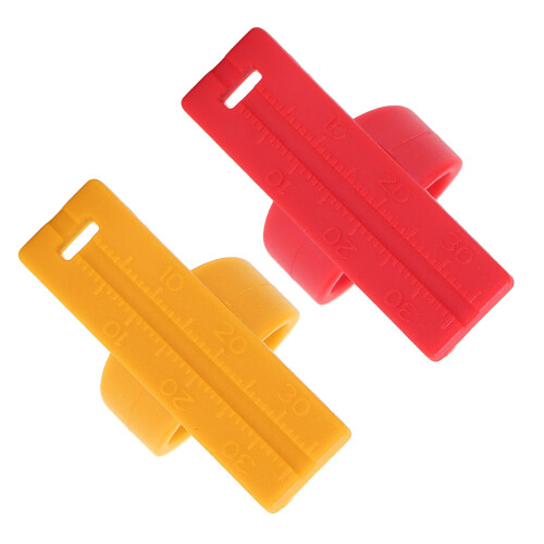 (Red) Endo-Span-Fingermaßring Professionell Orange 1