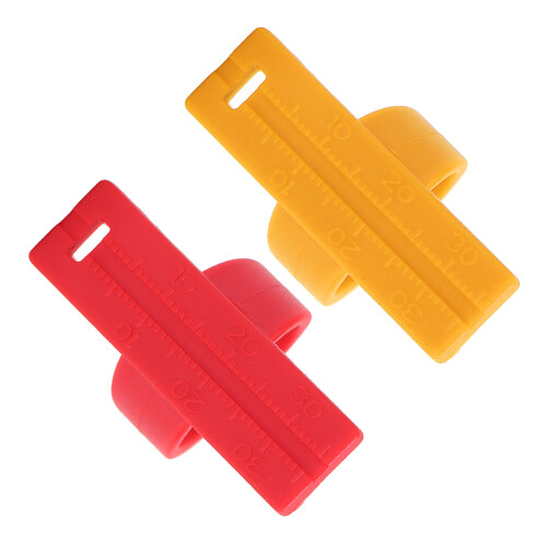 (Red) Endo-Span-Fingermaßring Professionell Orange 2