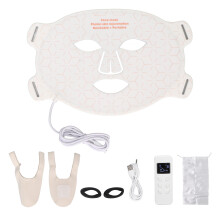 LED Gezicht Masker Silicone USB Opladen